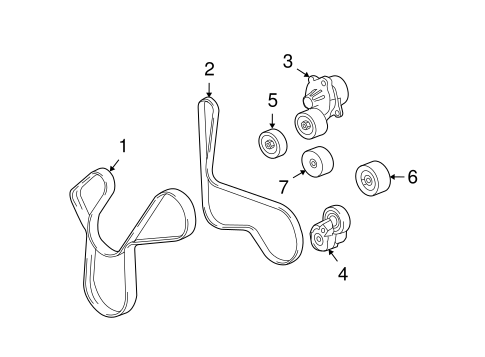 Corvette BELTS & PULLEYS