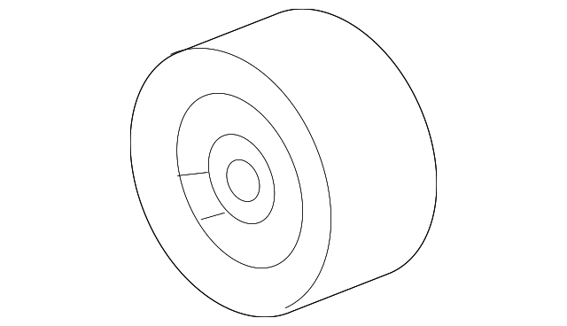12598653 Деталь IDLER PULLEY, LEFT