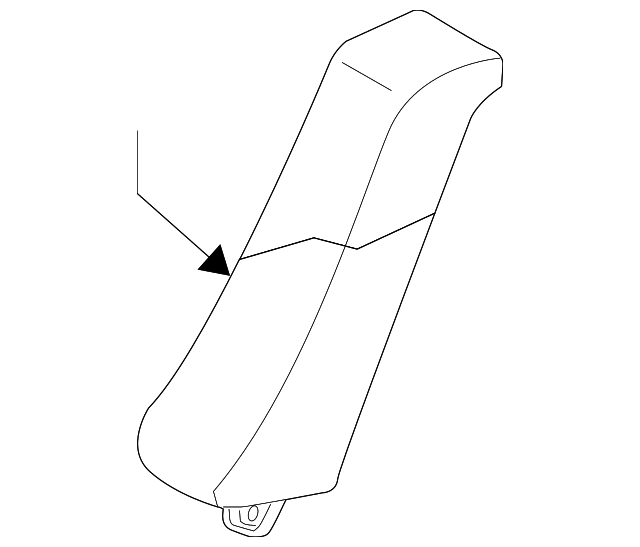 GP9C-57-500B-07 Деталь SEAT BACK END