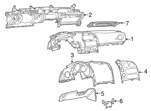 Viper INSTRUMENT PANEL COMPONENTS