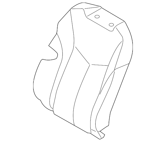 88460-2V020-SD6 Деталь SEAT BACK COVER