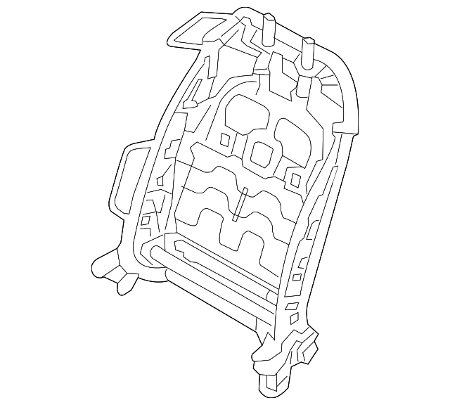 88410-2V040 Деталь SEAT BACK FRAME