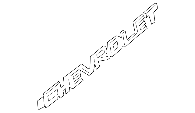 22584907 Деталь NAMEPLATE