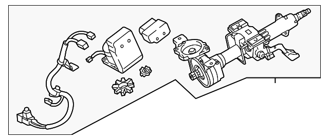 45250-06600 Деталь COLUMN ASSY