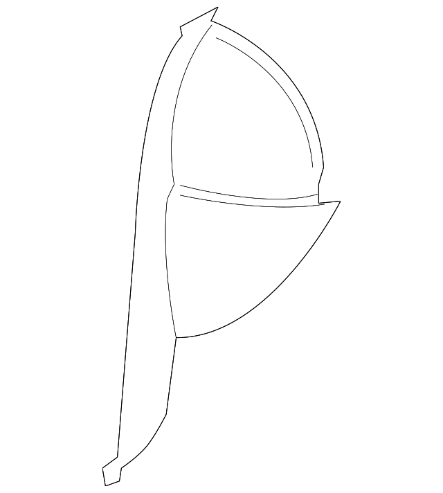 51-45-9-281-966 Деталь SIDE COVER, RIGHT