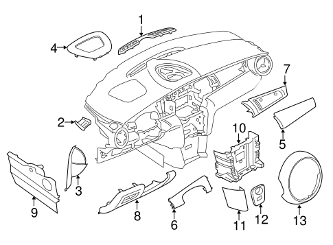 Cooper INSTRUMENT PANEL COMPONENTS