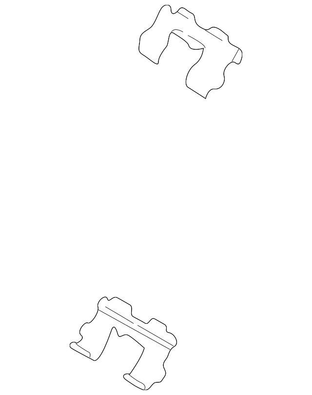 91172696 Деталь BRAKE PADS RETAINER, RIGHT