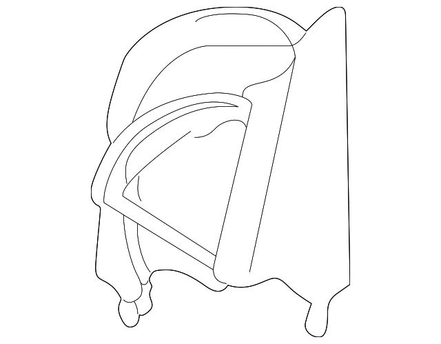 MR441632 Деталь BEZEL, RIGHT