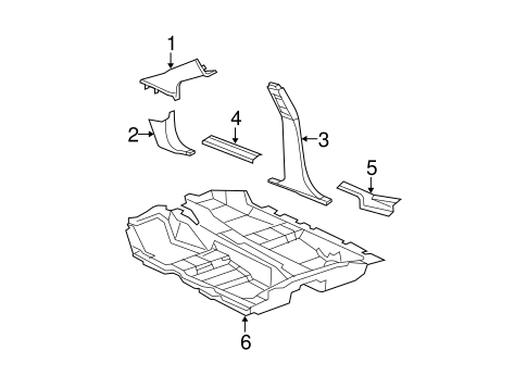 Avenger INTERIOR TRIM - PILLARS