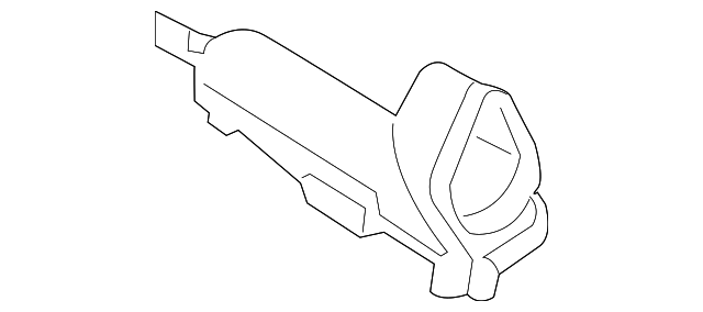 BN8P-61-158C Деталь HEATER DUCT, LEFT