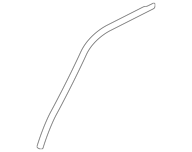 0K552-58981 Деталь WINDOW MOLDING, RIGHT