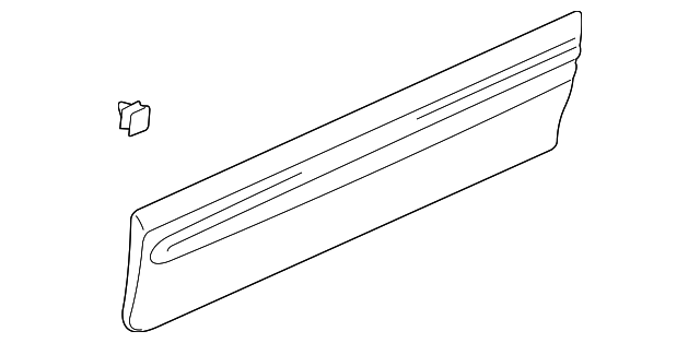 0K56B-50CB5BXX Деталь CLADDING, LEFT