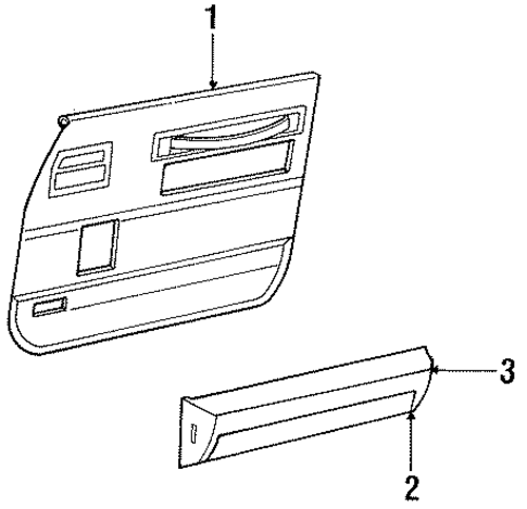 600 INTERIOR TRIM - DOOR