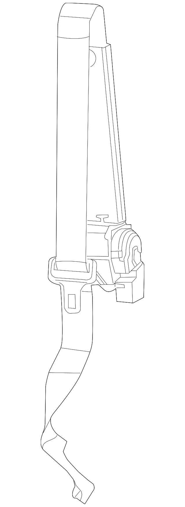 1GE15HL1AC Деталь CENTER SEAT BELT