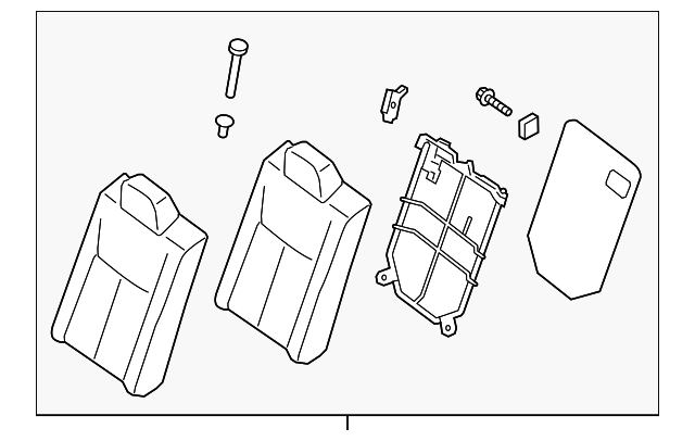 88600-9AM5A Деталь SEAT BACK ASSY