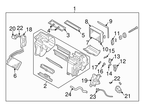 Impreza CONDENSER, COMPRESSOR & LINES
