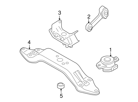 Outback ENGINE & TRANS MOUNTING