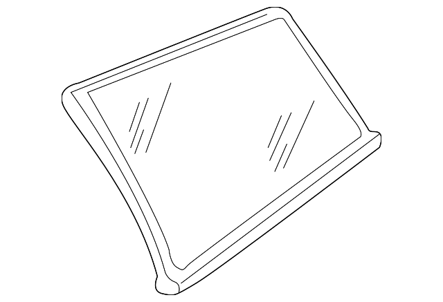 1J9-845-297-K Деталь QUARTER GLASS, LEFT