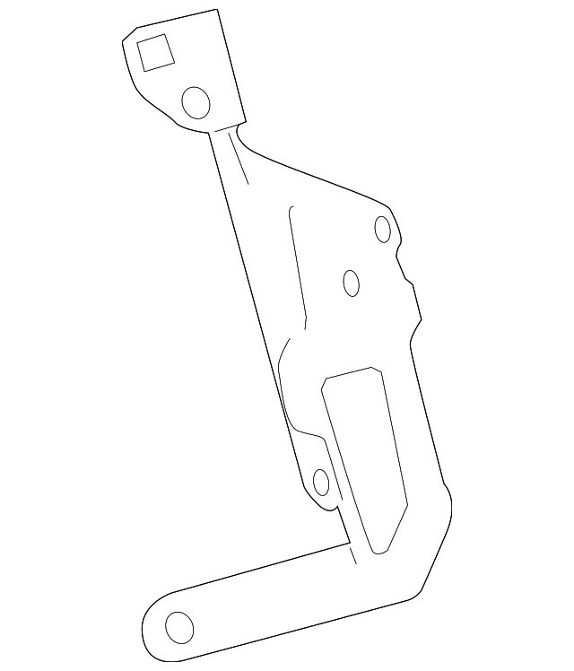 86212-42070 Деталь NAV SYSTEM KIT MOUNT BRACKET, LEFT
