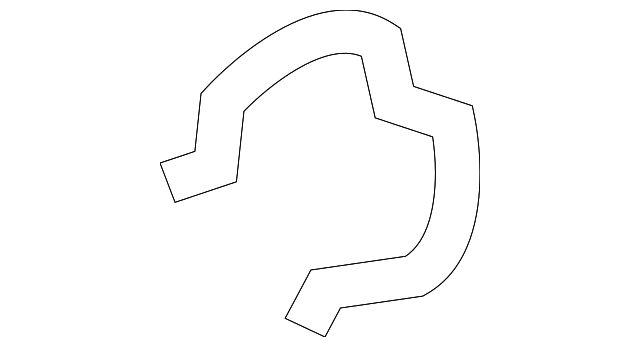 BC3Z-8B365-B Деталь UPPER HOSE FRONT CLIP
