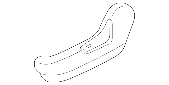 ZZC0881G166 Деталь SIDE COVER, LEFT