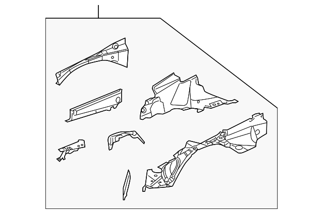 5097446AB Деталь APRON ASSY, RIGHT