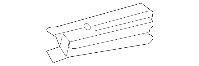 5134252AA Деталь FRONT SIDEMEMBER, RIGHT