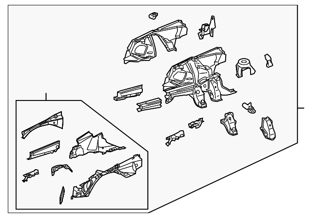 5140809AA Деталь WHEELHOUSE ASSY, RIGHT