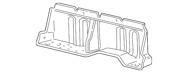 YL3Z1640374AAA Деталь LOWER BACK PANEL