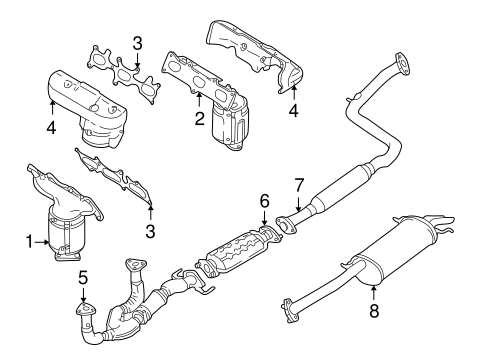 626 EXHAUST COMPONENTS 2