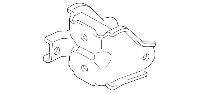 1174054L10 Деталь REAR MOUNT BRKT