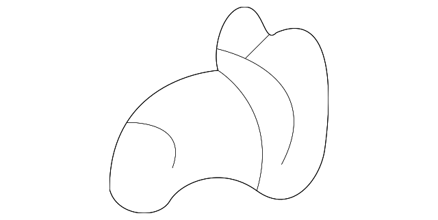 85284-0W000 Деталь SIDE COVER RETAINER, RIGHT