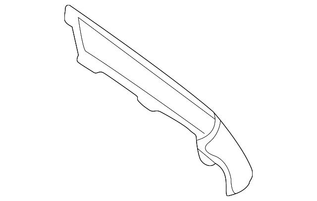 H5024-0W026 Деталь SIDE COVER, RIGHT