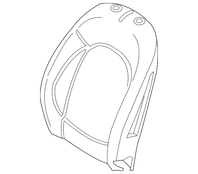 52-10-7-389-126 SEAT BACK PAD