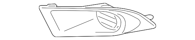 6405A154 BEZEL, RIGHT