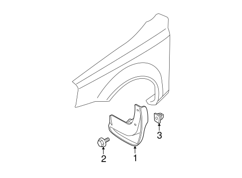 Forenza EXTERIOR TRIM - FENDER