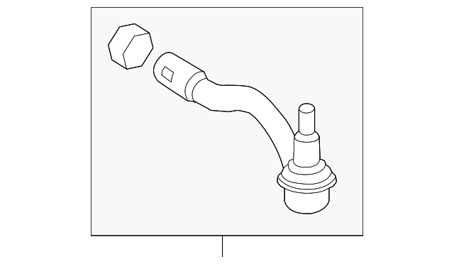 9064600348 Деталь OUTER TIE ROD, RIGHT