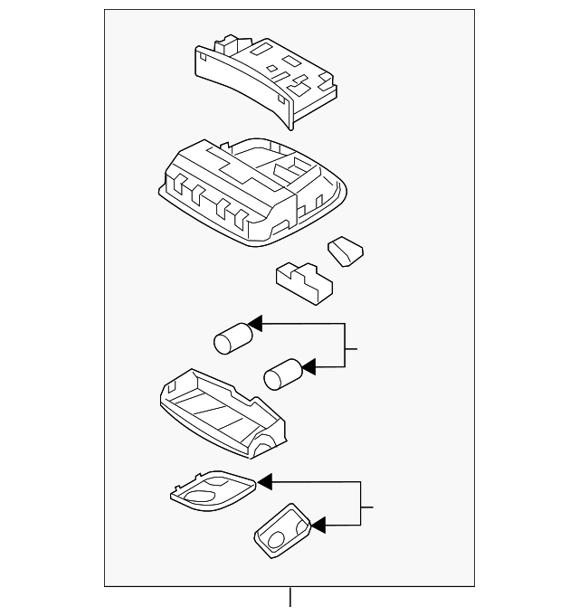 92800-3S002-YDA MAP LAMP ASSY