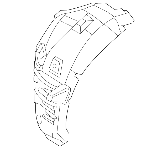 230-690-25-30 Деталь FENDER LINER, LEFT