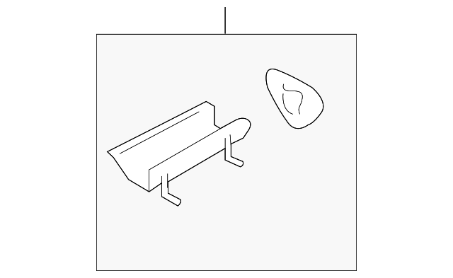 SU003-01344 Деталь RAIL END, RIGHT