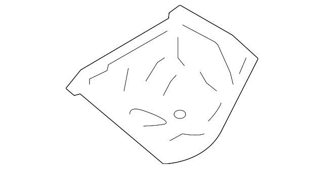 SU003-01320 Деталь CENTER FLOOR PAN, LEFT