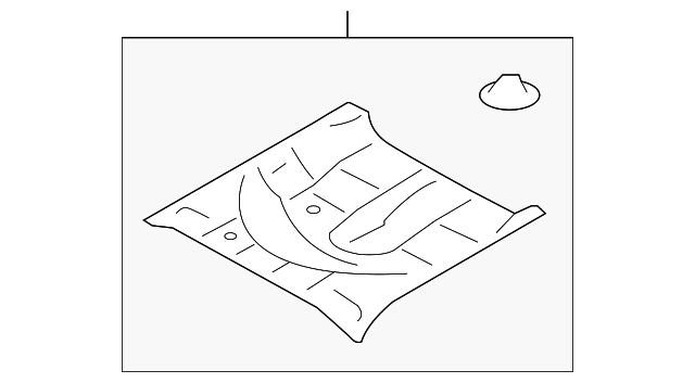 SU003-01321 Деталь REAR FLOOR PAN