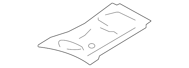 SU003-01319 Деталь CENTER FLOOR PAN, RIGHT