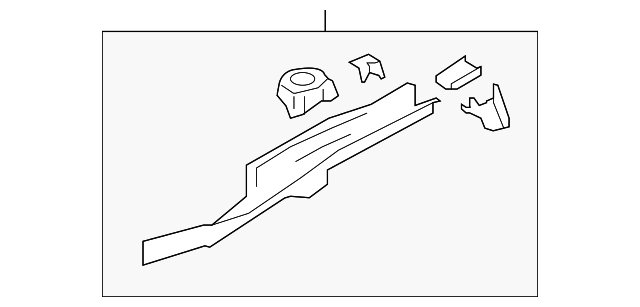 SU003-01348 Деталь LOWER RAIL ASSY, RIGHT
