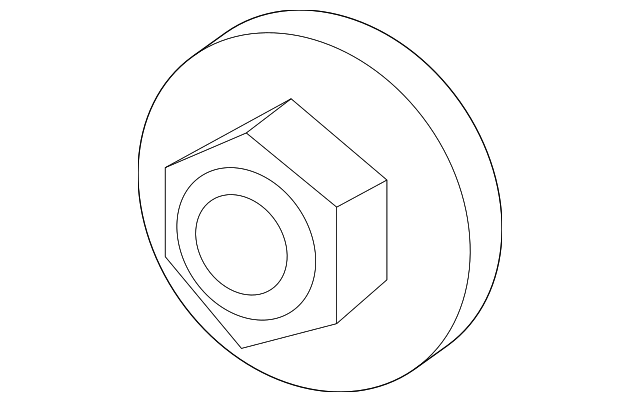 25632772 Деталь HORN NUT