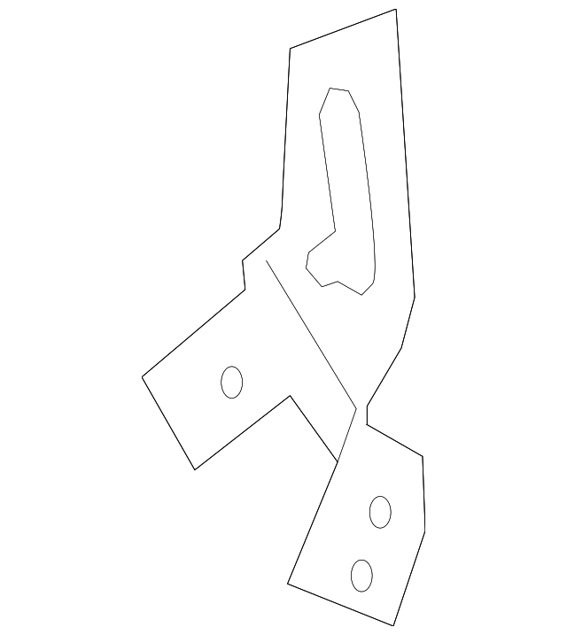 13589369 Деталь INNER FINISH PNL BRACKET