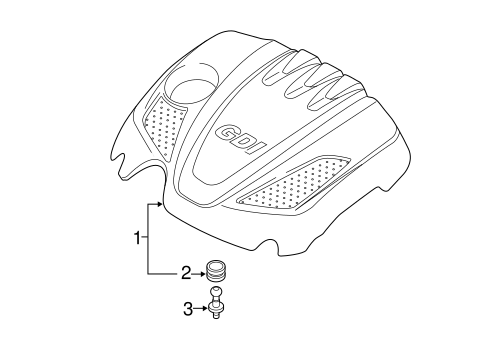 Tucson ENGINE APPEARANCE COVER