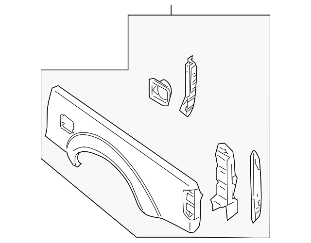 6740082Z30 Деталь SIDE PANEL, LEFT