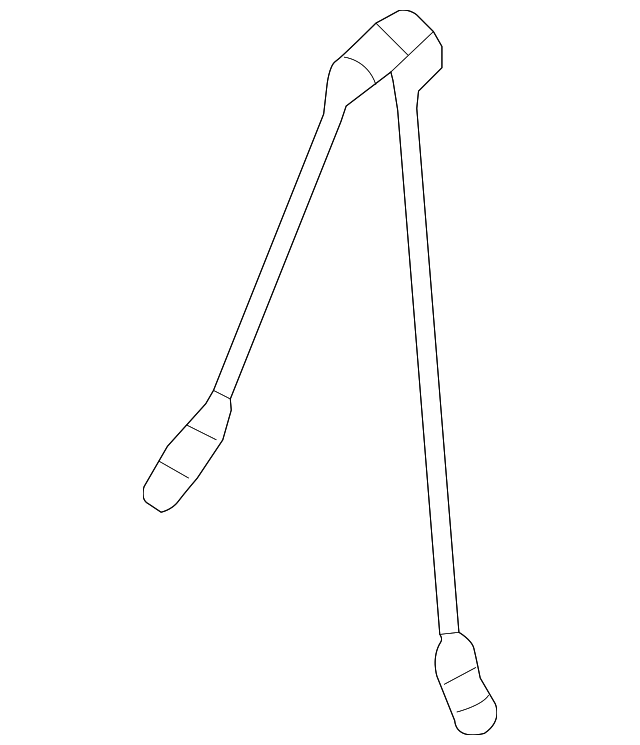 6711082Z00 Деталь OUTER BRACE, RIGHT