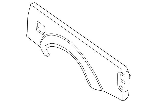 6740082Z00 Деталь OUTER PANEL, LEFT